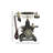 Brass Metal Functioning Vintage Style Black Telephone with Line Cord
