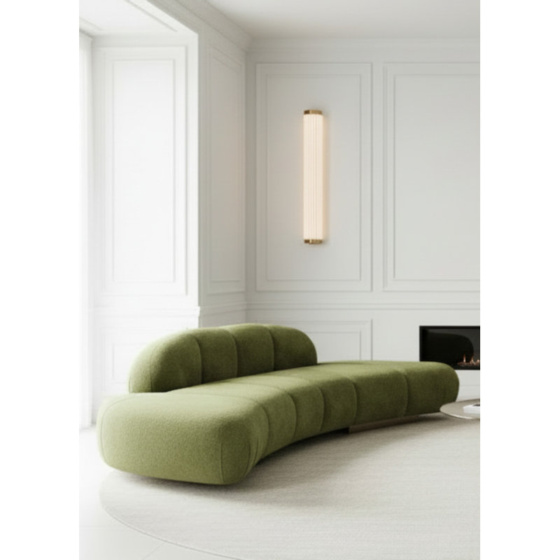 Canapé Le Croissant, Green Boucle
