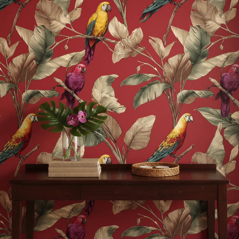 Mural décoratif oiseaux