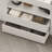 14-Drawer 1-Shelf Chest With Graceful Design And Tempered Glass Top