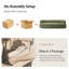 Canapé compressé courbé et désossé 95,5 po Andrea-122150439