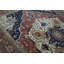 Wool Oriental Area Rug in Rust/Blue/Beige