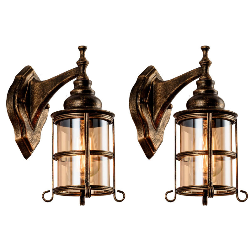 Darragh Antique Brass 30cm H Outdoor Sconce