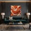 Art mural sur toile Biomorphic Abstraction 62-1277817861