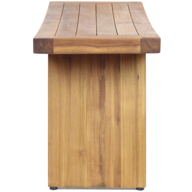 AquaTeak 30" Teak Shower Bench with Teak Oil Finish