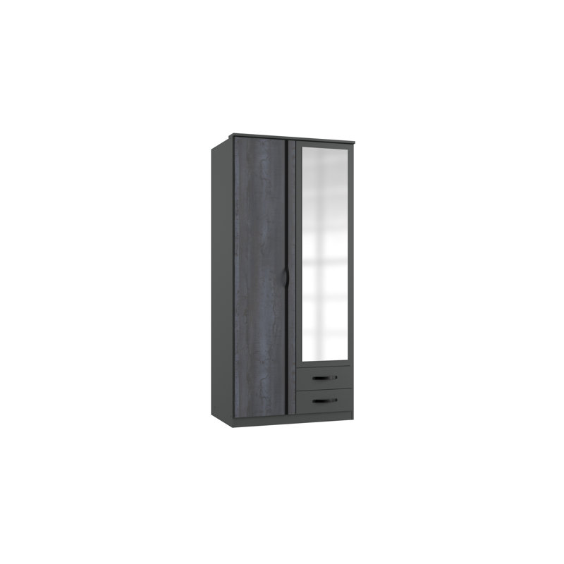 Dmani 2 Door Manufactured Wood Wardrobe