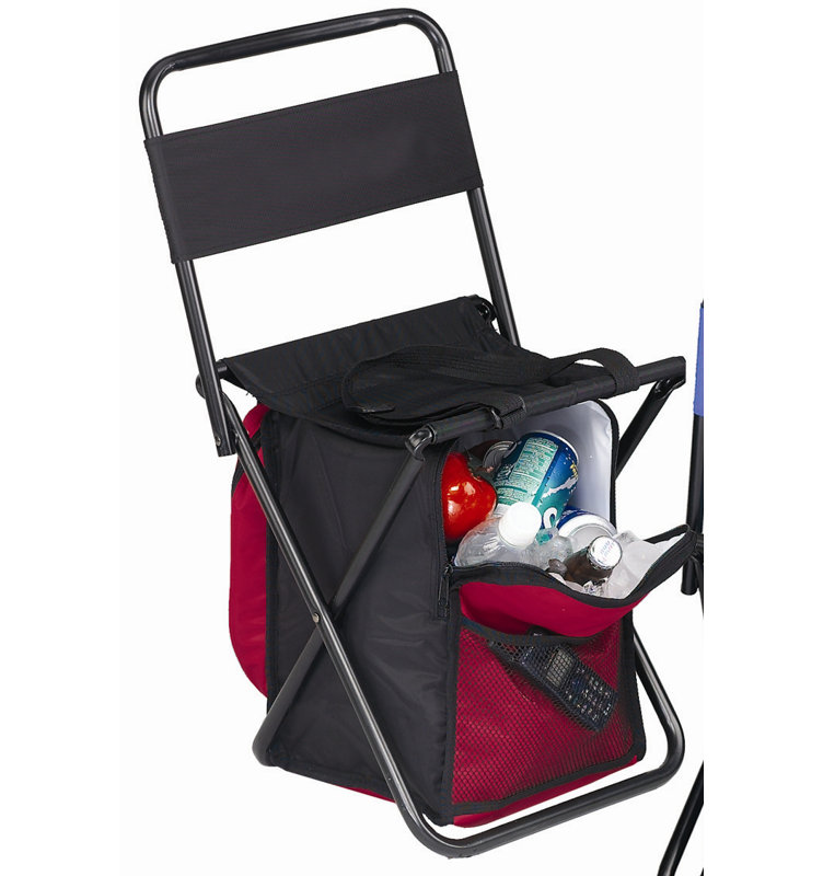 Chaise de camping pique-nique pliante, Rouge