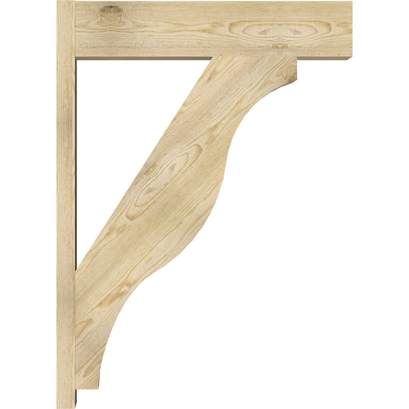 Jeu de blocs Funston, 8" W Douglas Fir (Rough Sawn), P 32 po x H 44 po