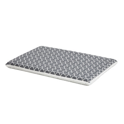MidWest Homes for Pets Quiet Time Polytetrafluoroethylene Defender Pet Bed with Gray & White Geometric Pattern