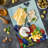 Ambesonne Fish Cutting Board Large Size Watercolor Multicolor