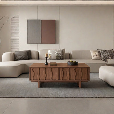Table basse de style rétro