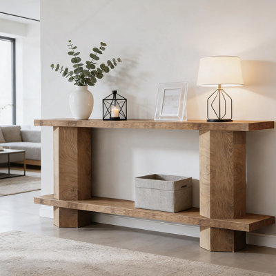 2-Tier Bedside Table,Sofa Table,Console Table,Hallway Table