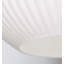 Luminaire suspendu base blanche 8 po Cleo