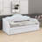 LED-Lit Upholstered Daybed Featuring Smooth-Glide Drawers For Lounging, Guests Or Small-Space Living-1489157354
