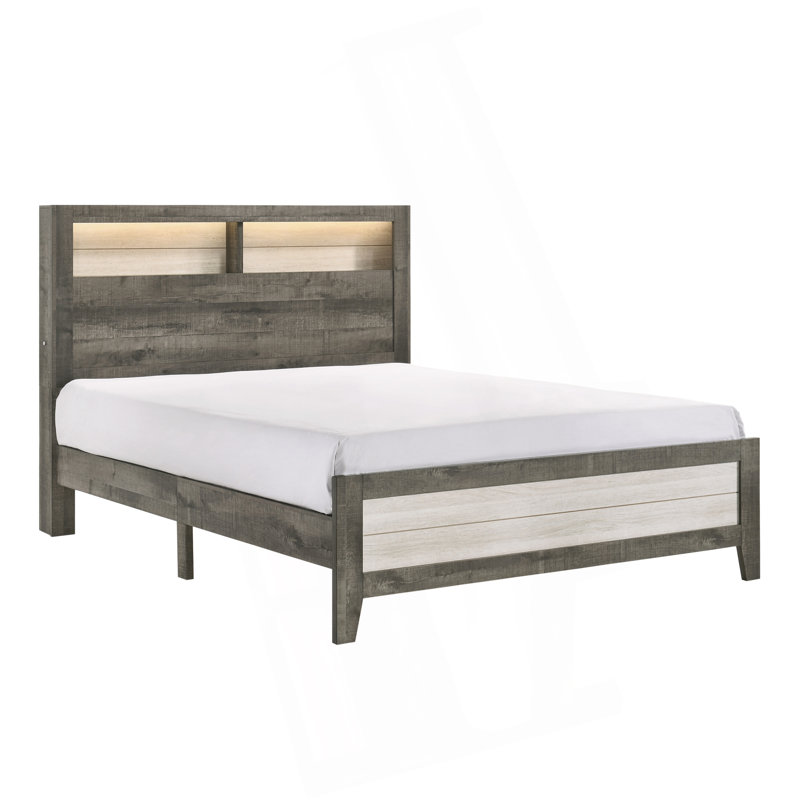 Lit plateforme avec rangement 1pc, Grand lit