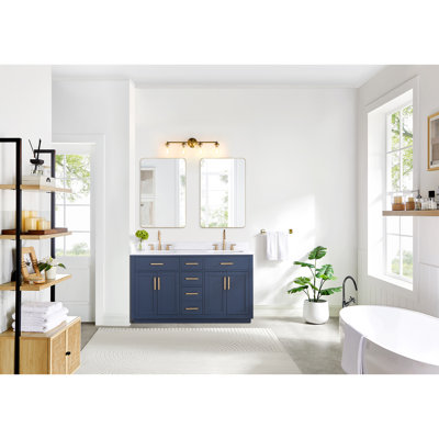 Ensemble de meuble-lavabo double 60 po Gavino