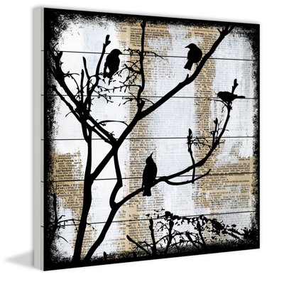 Bird Committee 1 Piece Painting