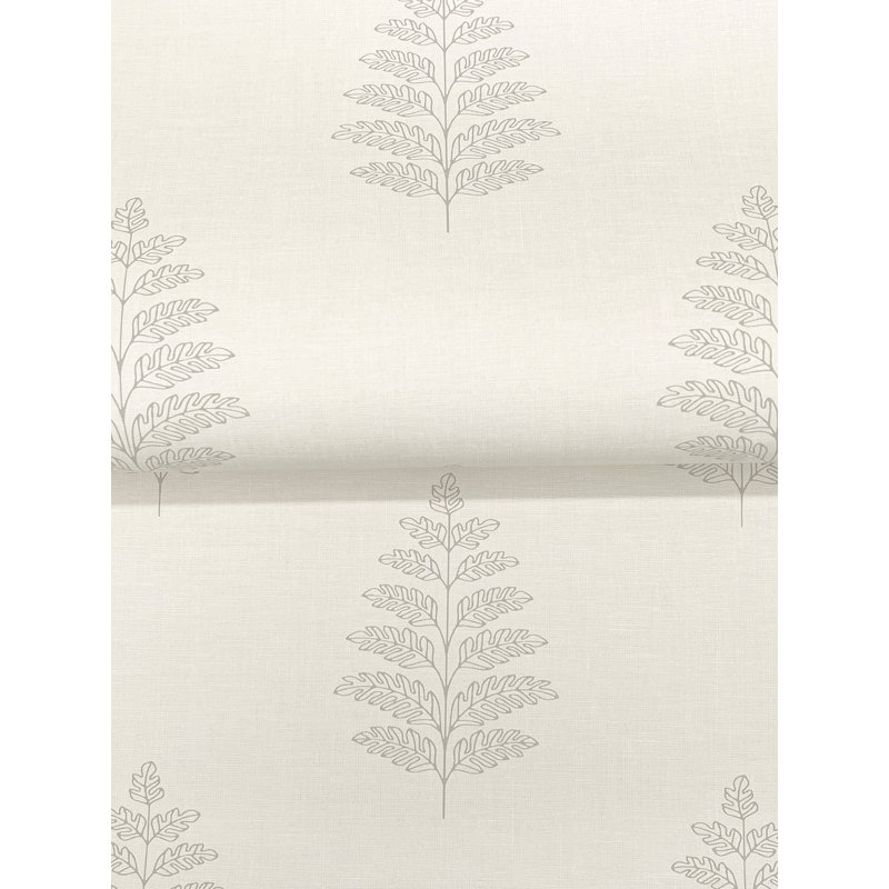 Papier peint Frond, Blanc