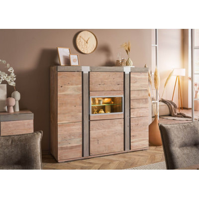 Amsterdam 160cm Solid Wood Sideboard
