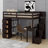 Twin Size Loft Bed With Drawers,Desk,Shelves And Stairs-998931771