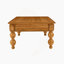 Table basse rectangulaire en bois rétro avec tiroir de rangement et gourde en bois massif - Pieds en forme pour une installation facile dans le salon-2143618091