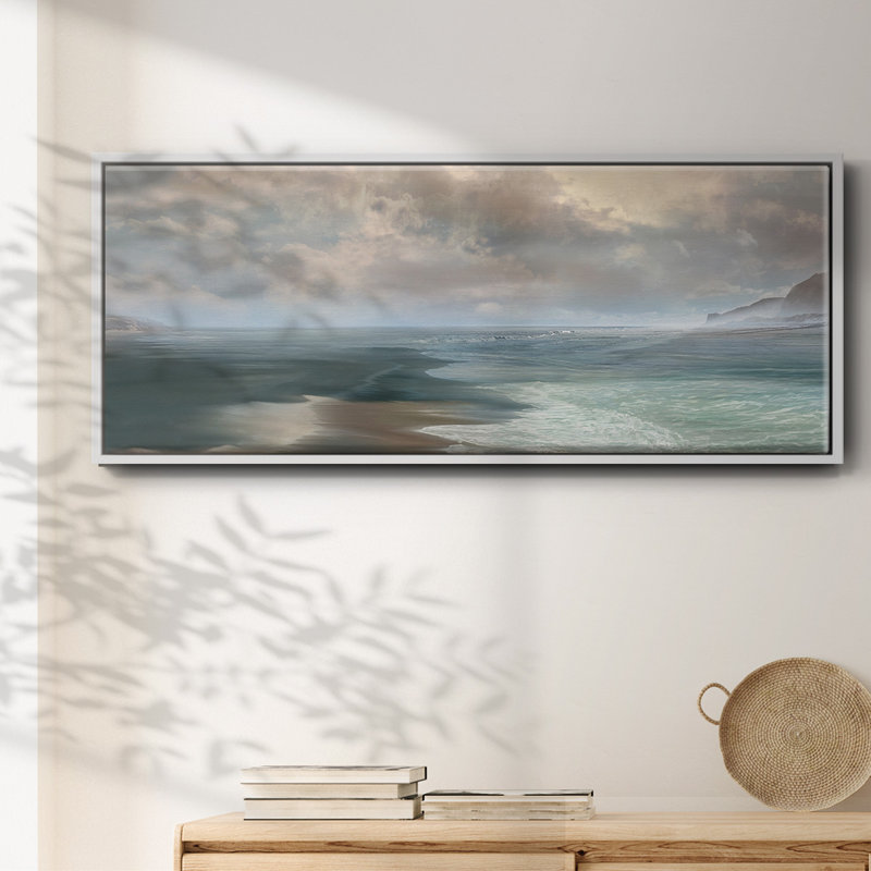 Rushing, reproduction d'art sur toile, Blanc, H 24 po x l 60 po x P 1,5 po