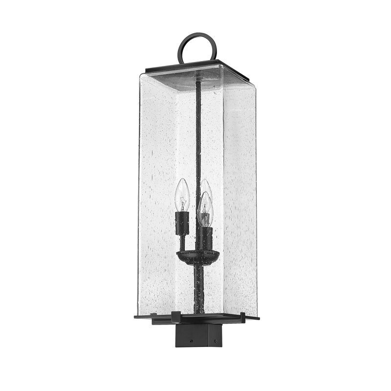 Luminaire d'extérieur 3 lumières Ahmauri, H 26,25 po x l 8,25 po x P 8,25 po