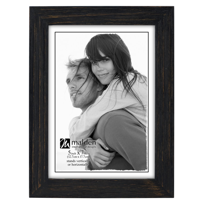 Alfreada Black Matte Picture Frame, 5" x 7"