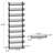 Adjustable Wall Mount Spice Rack, 9-Tier Dual-Use (Multi-Use) Organizer, Black