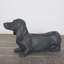 Dachshund Dog Planter, Frostproof Outdoor Plant Pot with Drainage Holes, Animal Plant Pot L50.5 W16.5 H27 cm, 13 litres