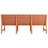 Polypropylene 3 - Seater Indoor/outdoor In Apricot Brown, Zero Maintenance For Patio Lounging Brown 1 Piece Conversation , Made Of Polypropylene, Waterproof, , Breathable Slatted Design-382659960