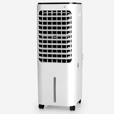 2500 CFM Indoor Portable Evaporative Cooler -  Costway, ES10012US-WH