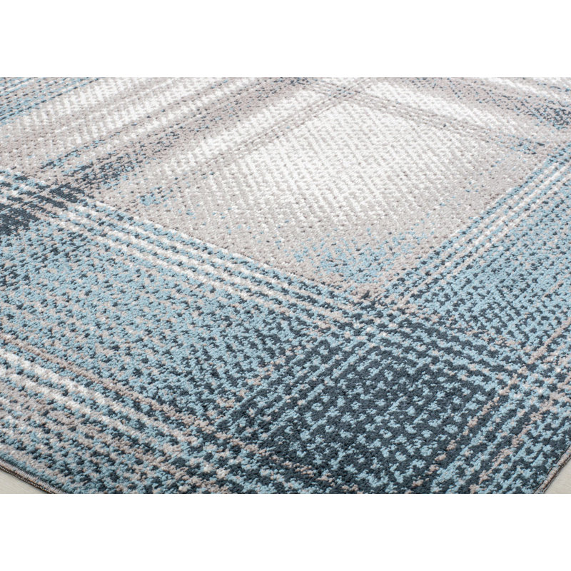 Gurchetan Plaid Indoor Rug, Rectangle 8' x 10'