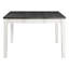 Table de salle à manger extensible à quatre pieds Jolin