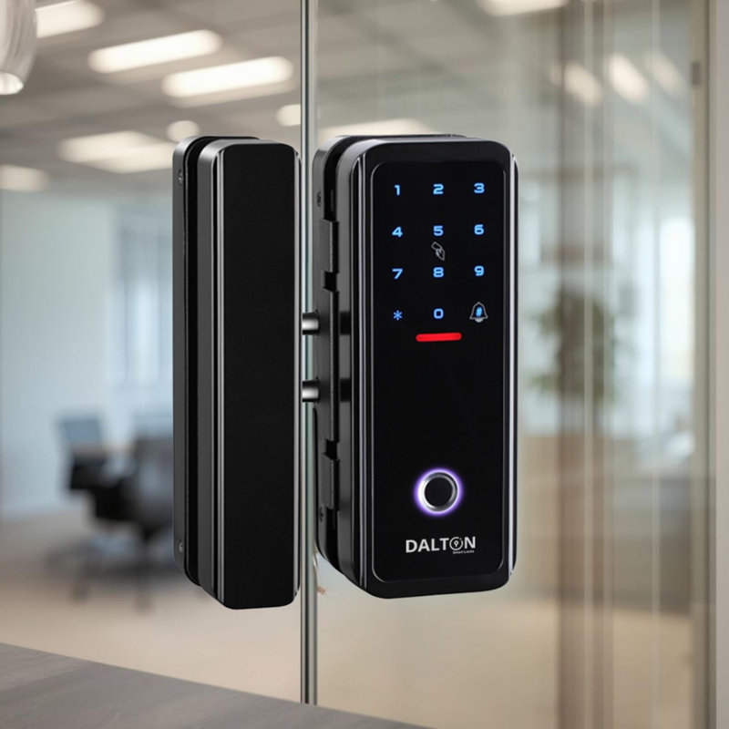 D05 No-Drill Bluetooth Glass Door Lock