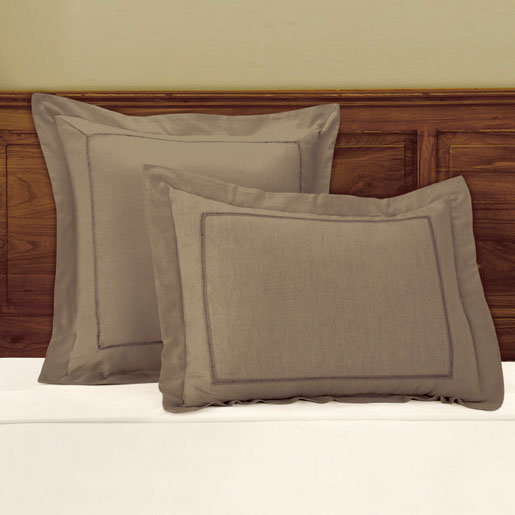 Linge de maison Sham, la norme