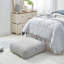 Coussin de sol Rainha Cozy - carré - gris glacier-124569305