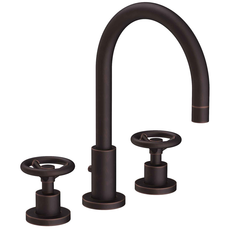 Slater Widespread Bathroom Faucet with Drain Assembly, Venetian Bronze