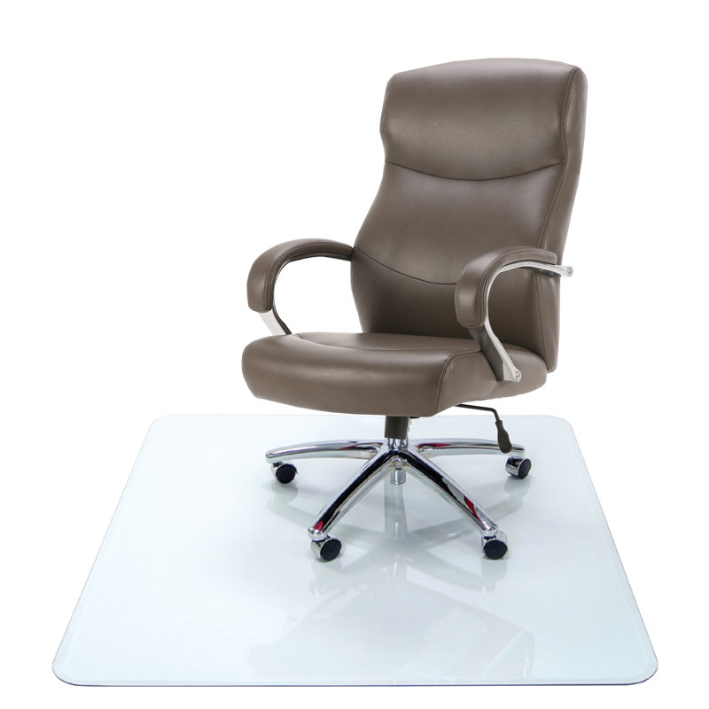 Rectangle Chair Mat with Beveled Edge, 0.25" H x 53" W x 45" D