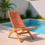 Chaise longue Rova Terre cuite