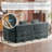 Convertible Sleep Sofa Bed With Armrests And Backrest, Corduroy Folding Couch With 2 Pillow, Modular Sectional For Living Room, Bedroom, Studio-No Assembly Needed-107392950