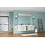 Miroir de salle de bain 84 x 48 po avec cadre en aluminium (miroir inclus seulement)-1426116222-1426116217