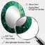 Emerald Euphoria II - miroir décoratif paysager, miroir mural vert, impression d'art en métal-121544139-121544143