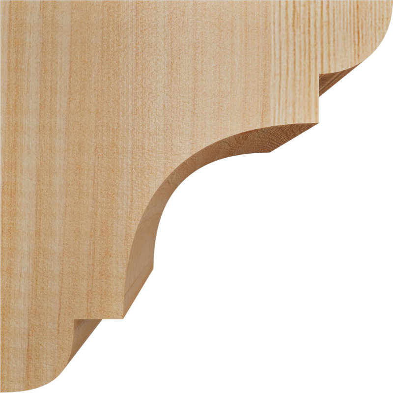 New Brighton Corbel, H 6 po x l 3,5 po x P 6 po, Sapin de Douglas, Lisse