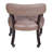 Faux Leather Swivel Armchair-89156574-89161553