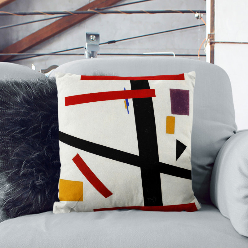Square Cushion, 55cm H x 55cm W x 20cm D, Stone