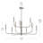 Reines 9-Light Brushed Nickel Two-Tier Chandelier-127380298