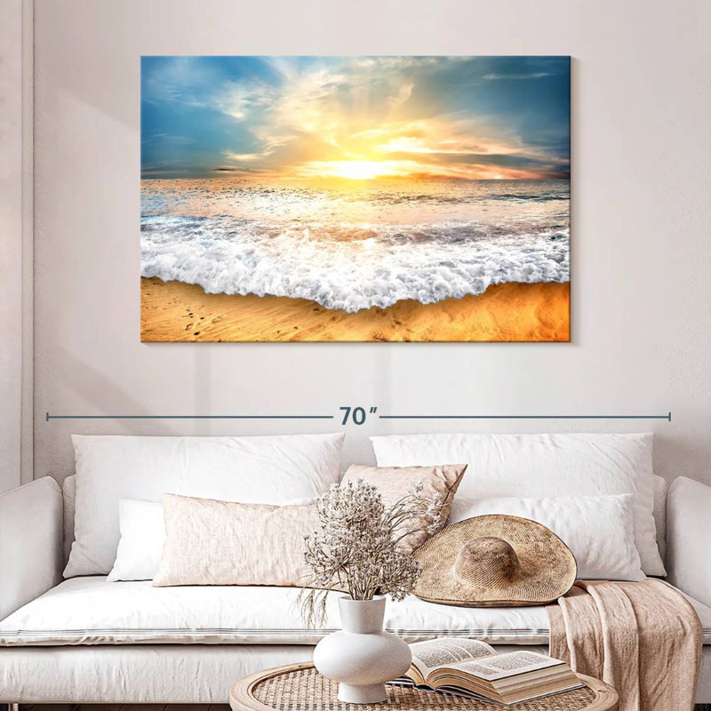 Gillard Sunrise Beach Waves, H 32 po x l 48 po