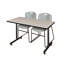 Table de formation en T Nick Nick, 2 chaises empilables Zeng-32701935-32701934-32701929