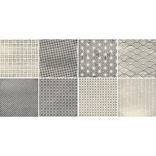 Tuile de mosaïque en porcelaine 8 po x 8 po murale et plancher